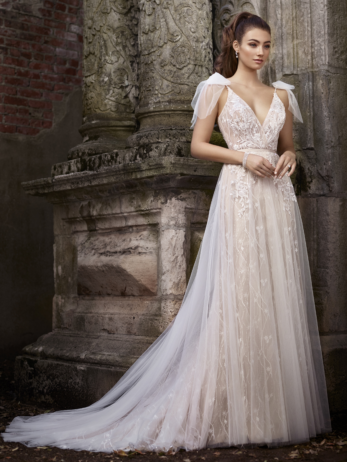 Y3107 Vestido de Noiva Princesa - Tutti Sposa