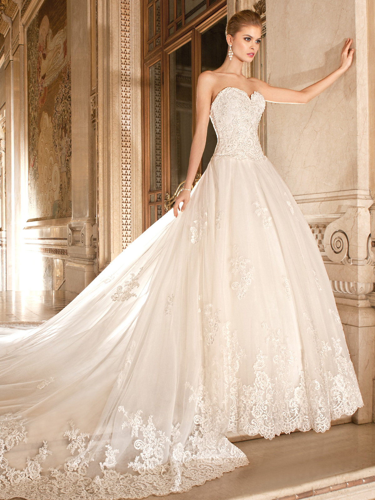 Y3107 Vestido de Noiva Princesa - Tutti Sposa