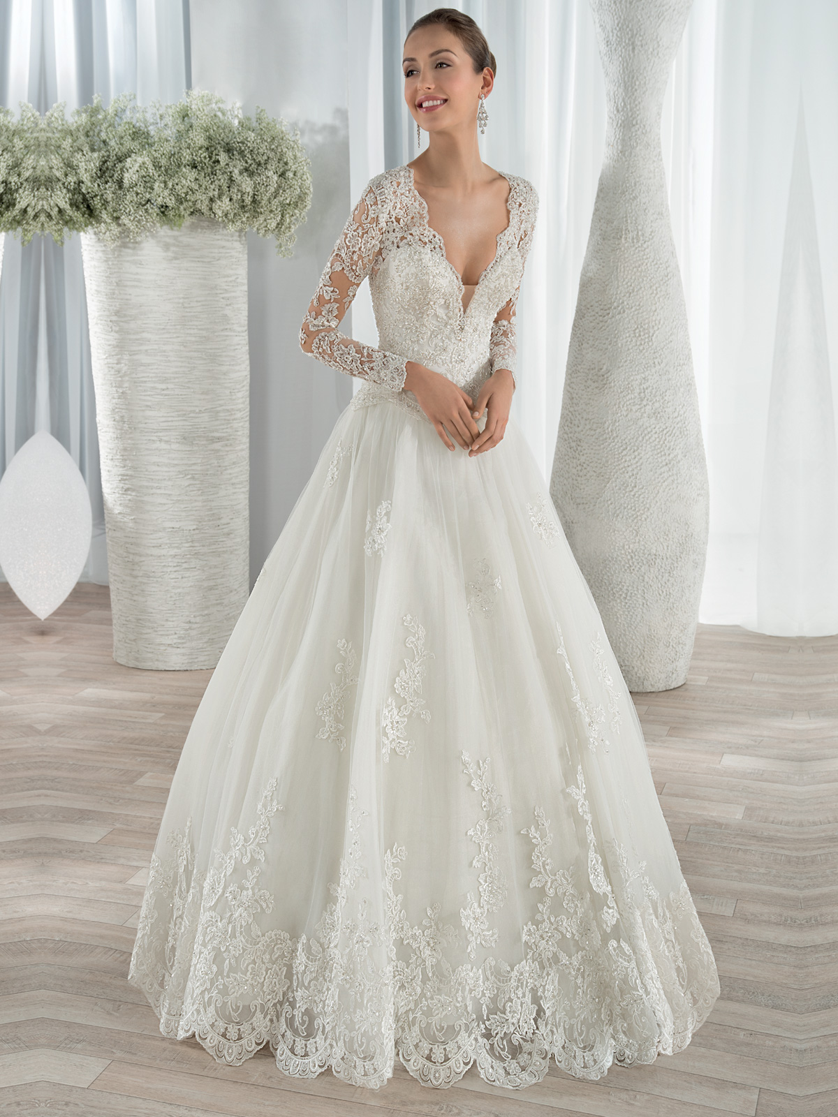 1188 Vestido de Noiva Princesa - Tutti Sposa